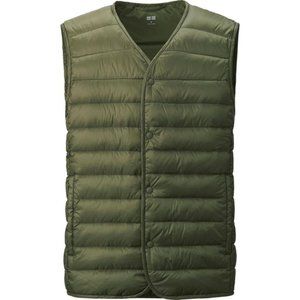 Uniqlo Men's Ultra Light Down Compact Vest - Olive NWT